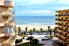 Vue depuis le balcon de l'appartement